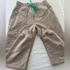 Figs Women's Zamora Limited Edition High Waisted Jogger Scrub Pants Boulder XSP